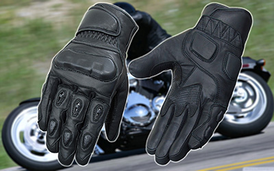 Motorbike Leather Gloves